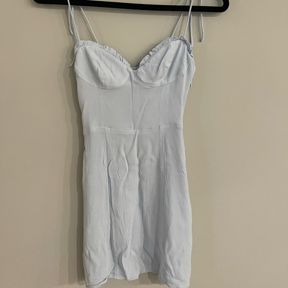 Aritzia Wilfred Light Blue Dress - Picture 3 of 4